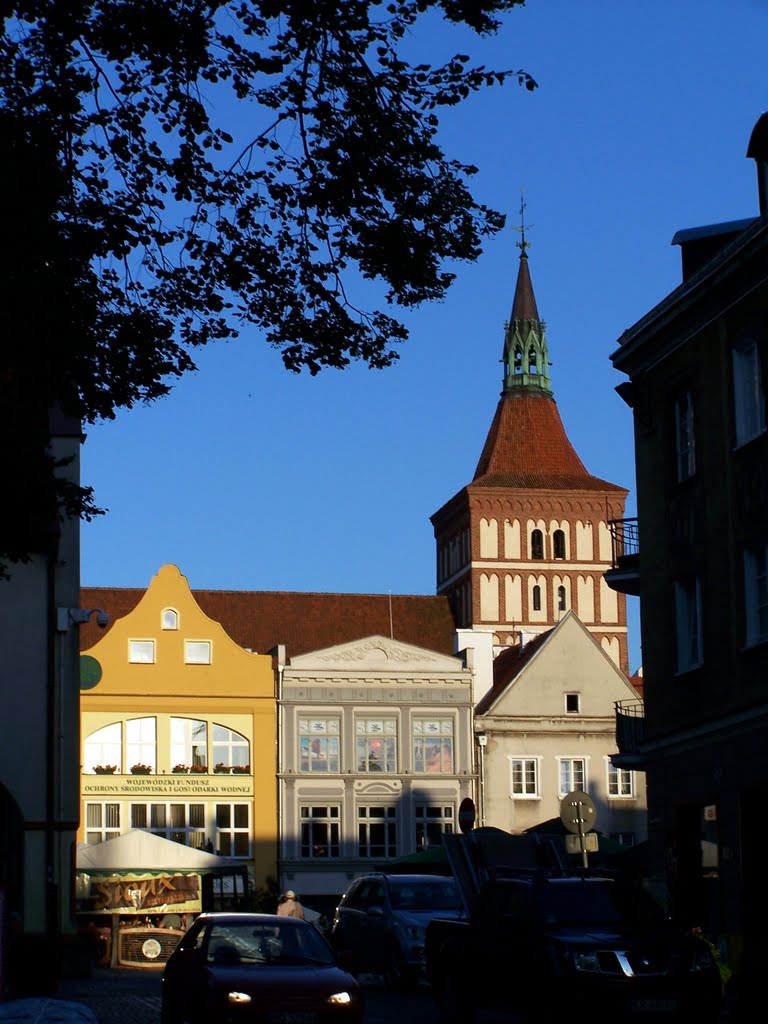 Stary Rynek w Olsztynie - widok od strony Zamku, Ольштын