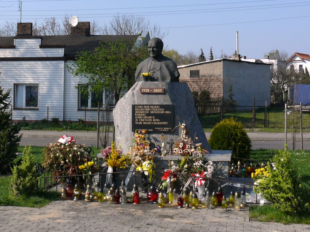 pomnik bł. Jana Pawła II, Коло
