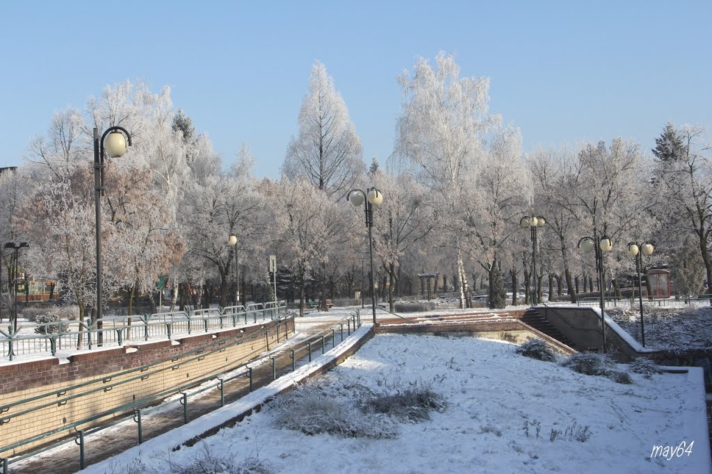 Leszno: Westerplatte - początek zimy, Лешно