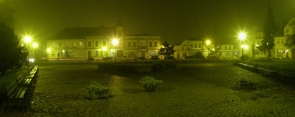 Kostrzyn nocą, Остров-Велкопольски