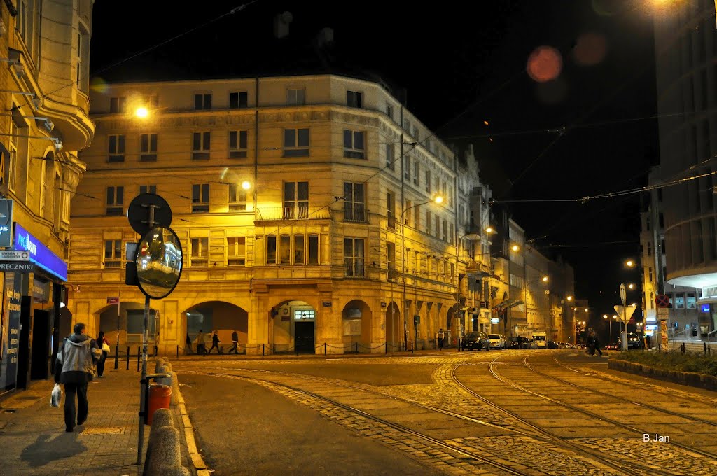 Poznan, street scene, Познань