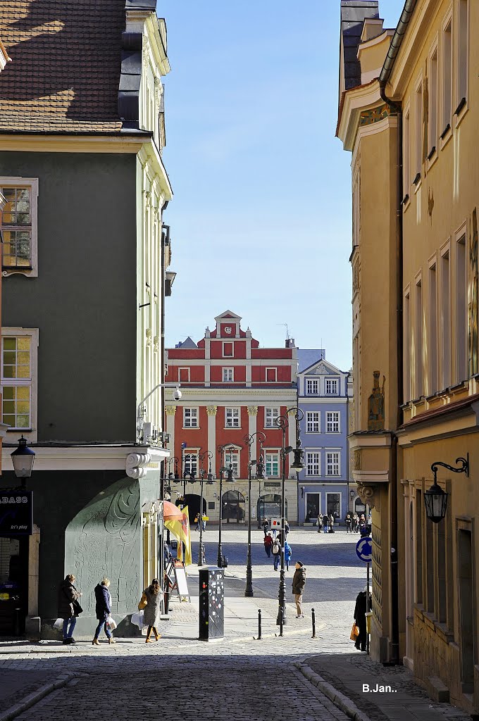 Poznan, Poland - street scene, Познань