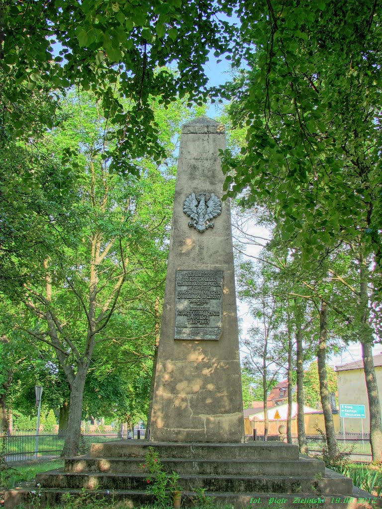 Czerlejno - obelisk, Чодзиеж