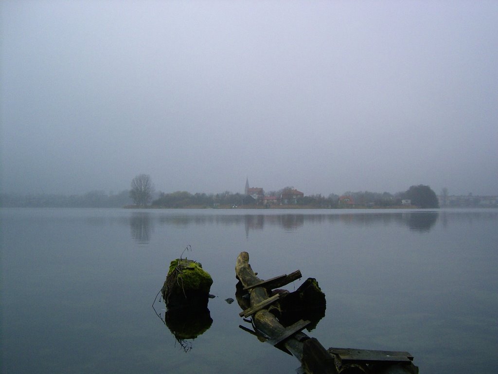 Lake Zamkowe, peninsula, Валч