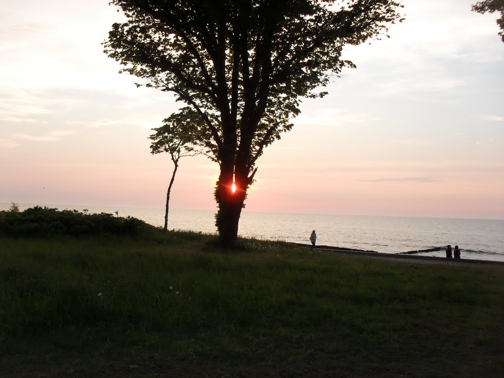 2010 Sonnenuntergang an der Ostsee; 2010 Sunset at the Baltic Sea;, Колобржег