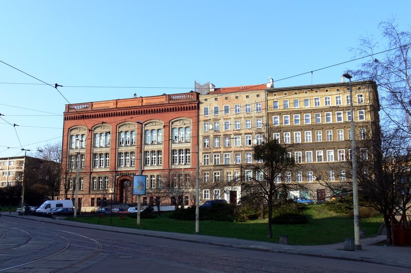 Szczecin, Biblioteka - stara część Książnicy Pomorskiej, Щецин