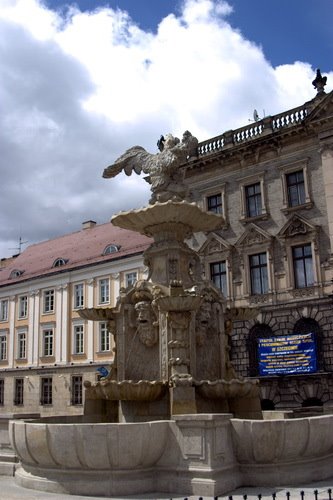 26. The Fountain with the Eagle Sculpture - baroque, from 1732, Щецин