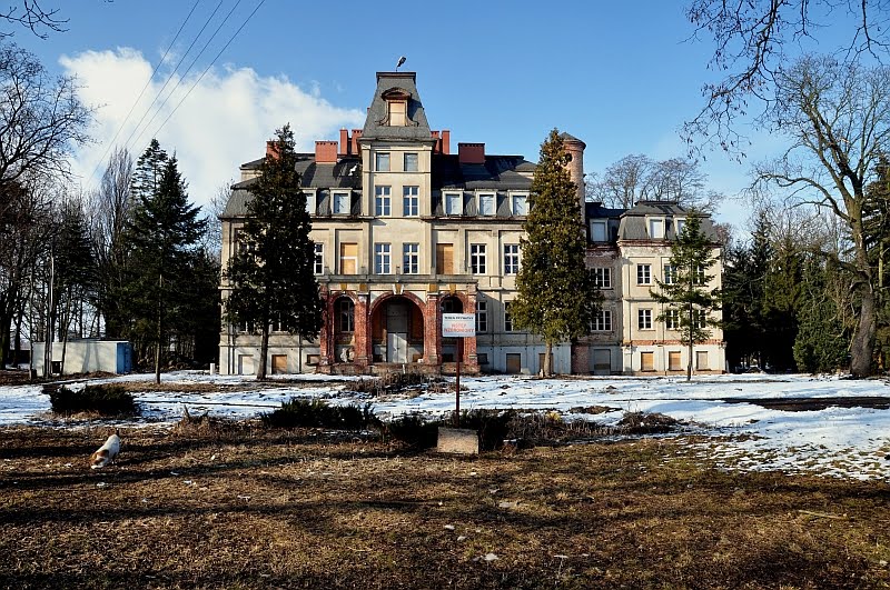 Pałac XVIII/XIX w. Malina Kutno /zk, Кутно