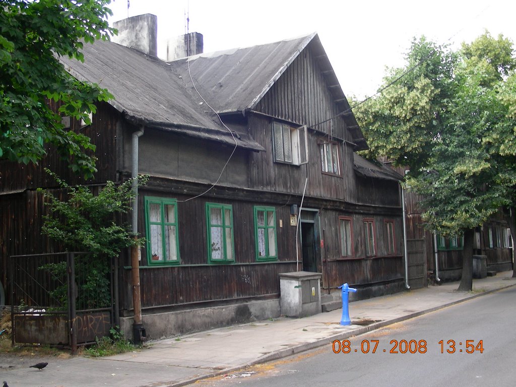 stare domy na ul.Narutowicza, Пабьянице