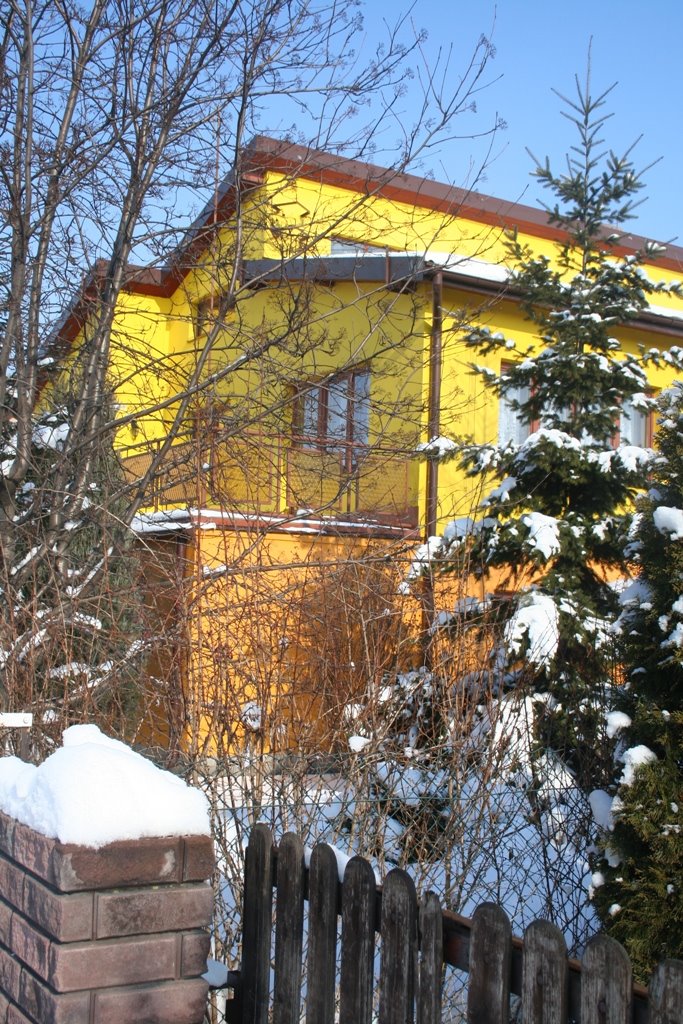 Żółty domek na ul. Rolniczej, Пабьянице