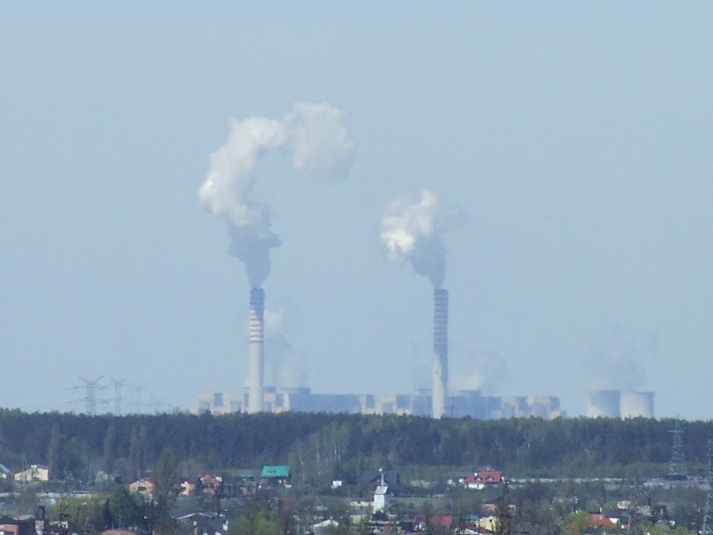 Elektrownia Bełchatów,  power station in Belchatow, Радомско