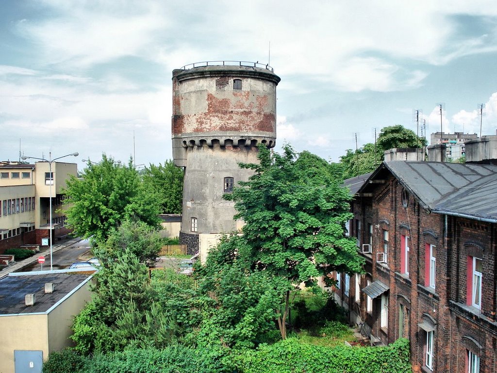 Skierniewice - Kolejowa wieża ciśnień 1858 r., Скерневице