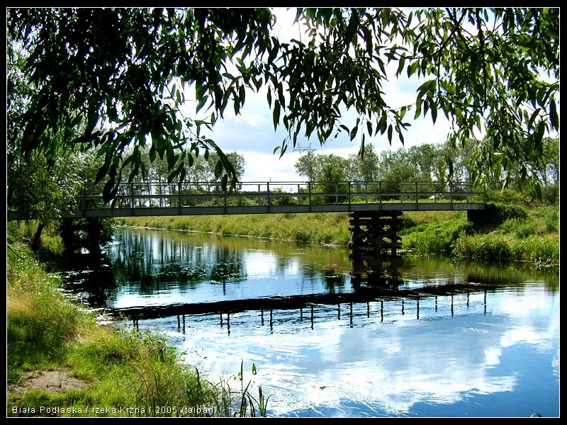 Mostek nad rzeką Krzną, przy Alejach 1000-lecia, Биала Подласка