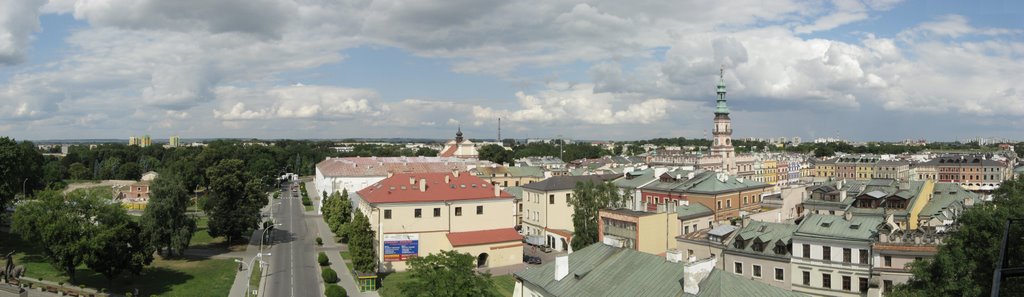 Zamojska panorama., Замосц