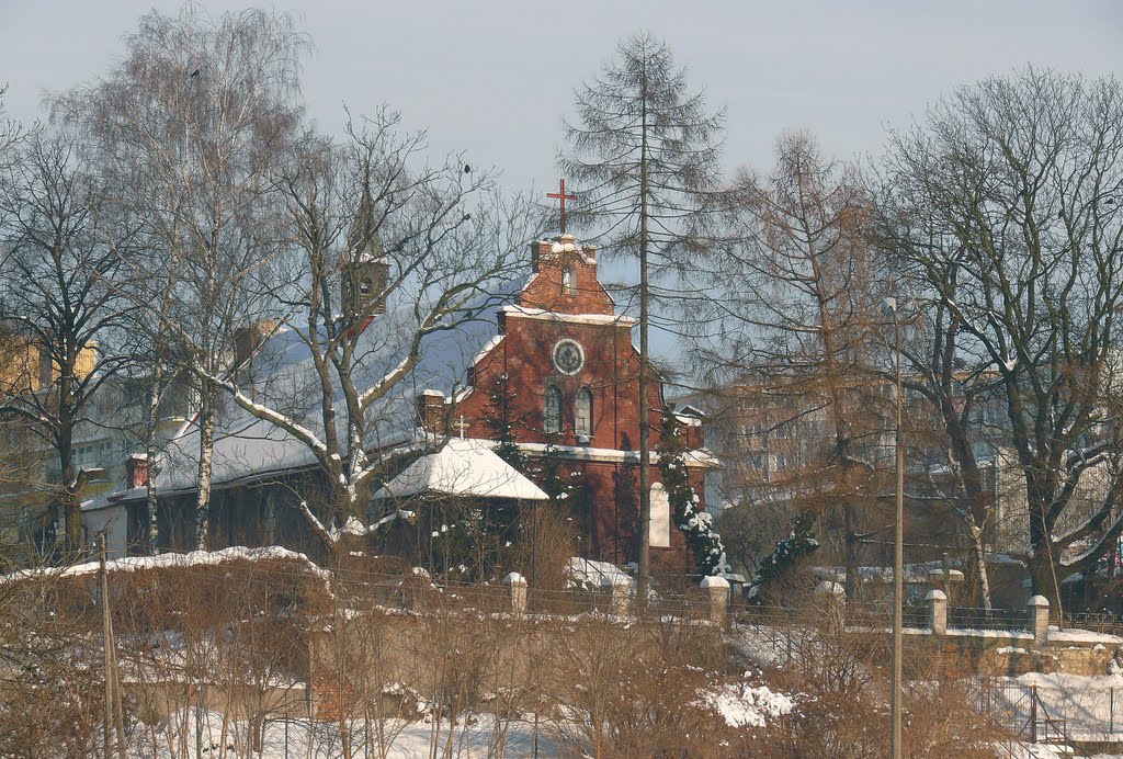Zimowa odsłona kościoła Mariawitów, Люблин