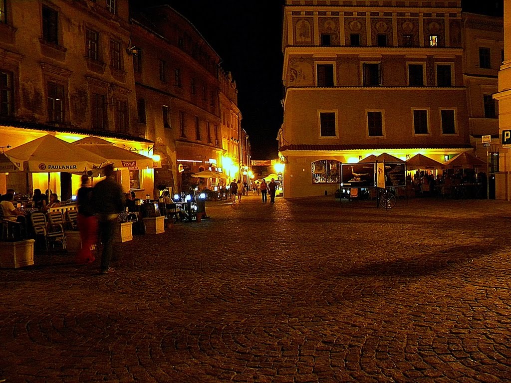 Lublin nocą / Lublin at night, Люблин