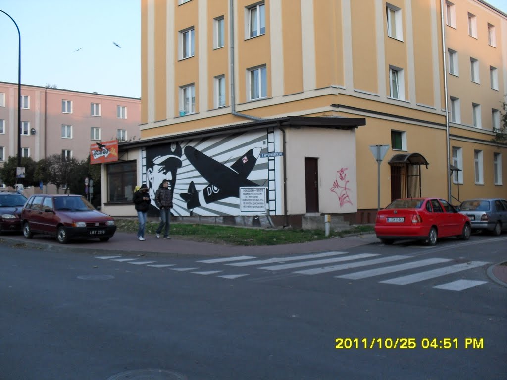 ul. Wyspiańskiego i mural w Świdniku, Свидник