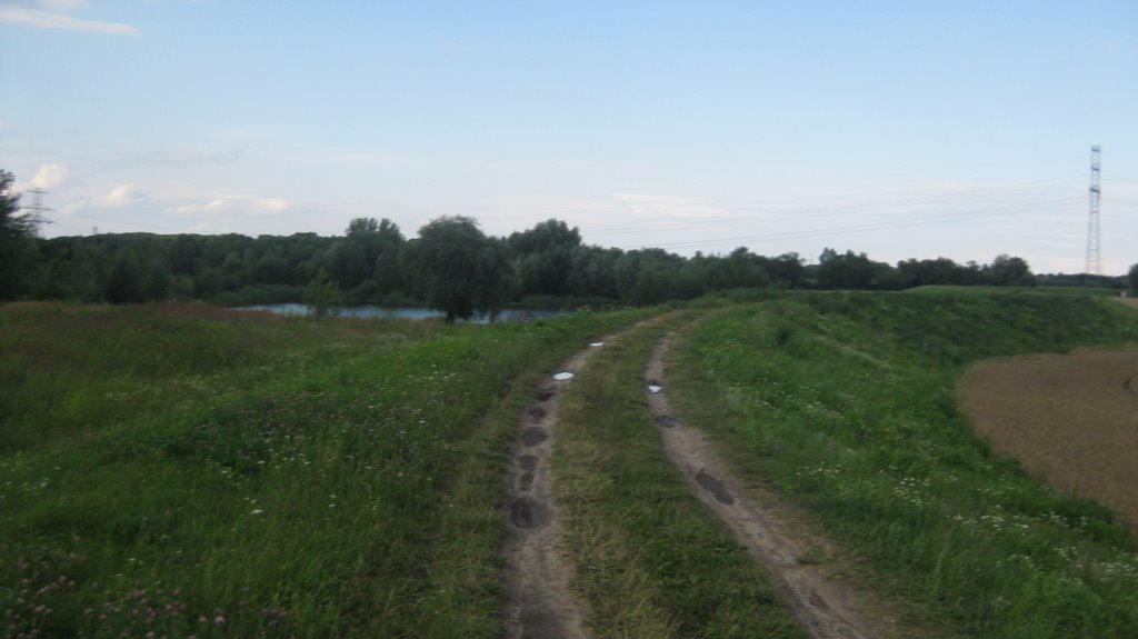 Teich und Damm bei Opole, Бржег