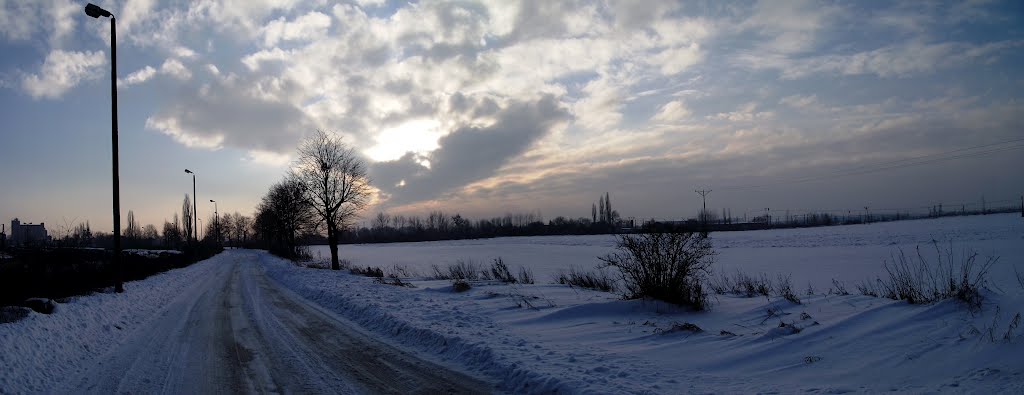 zimowy krajobraz, Ключборк