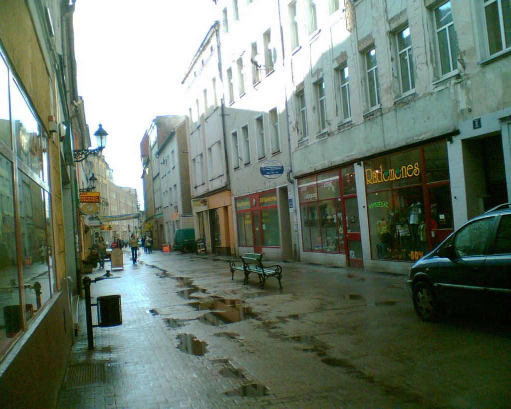 Ulica Krakowska  w Kluczborku, Ключборк