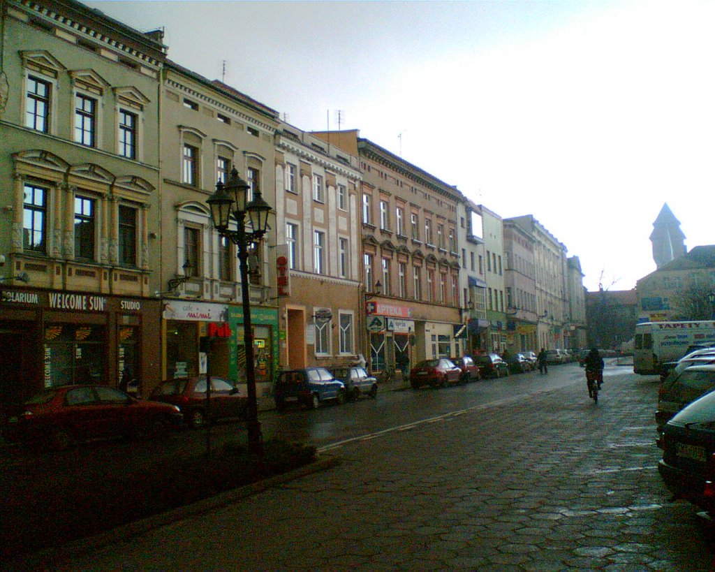 Ulica Rynek w pobliżu ulicy Paderewskiego, Ключборк