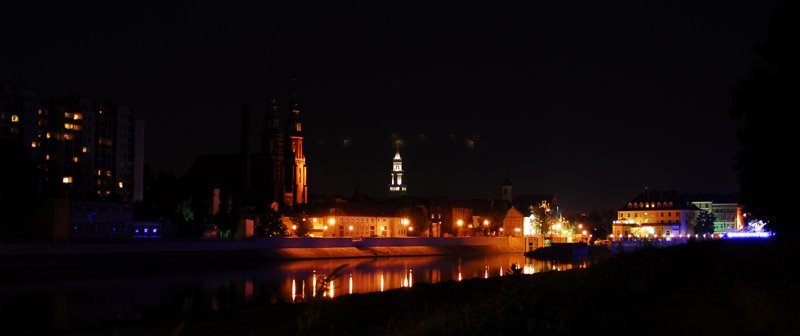 Opole by night, Ополе