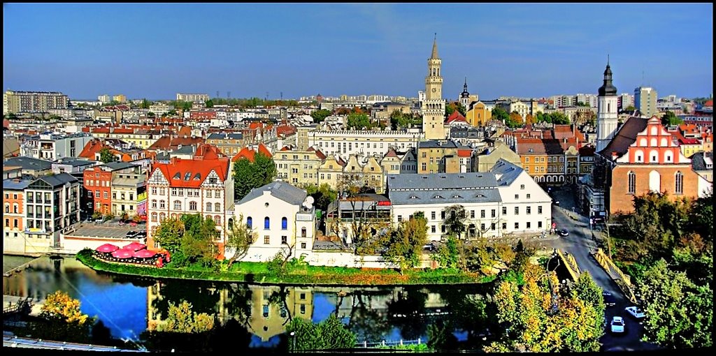 Opole - panorama, Ополе