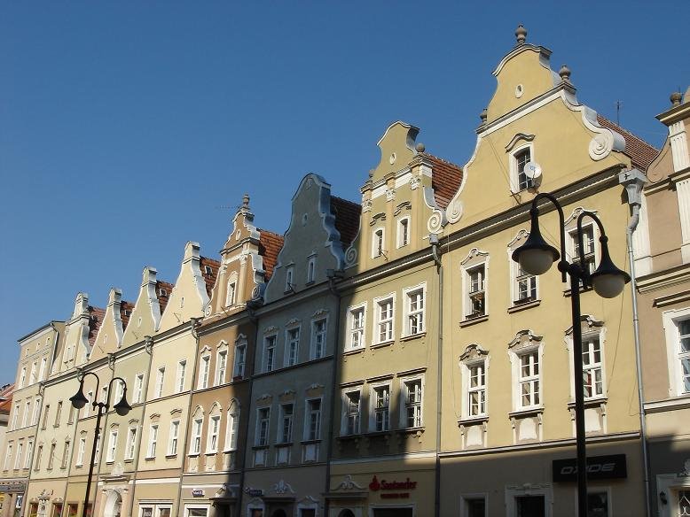 Houses in Opoles Old Town / Domy w stara miasta opolskie / Häuser in der Oppelner Altstadt, Ополе