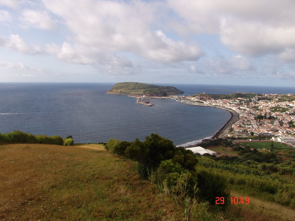 Miradouro - Vista Parcial de Horta - Faial - Açores - Portugal - 38º 32 36.96" N 28º 37 12.26" W, Вила-Нова-де-Гайя