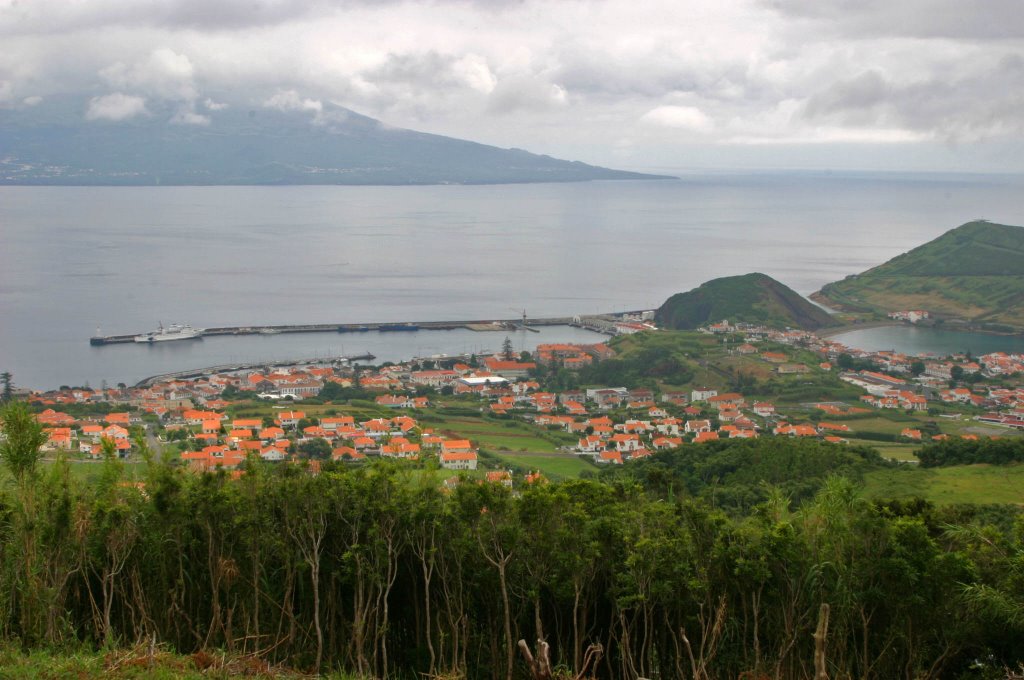 Horta com ilha do Pico ao fundo, Вила-Нова-де-Гайя