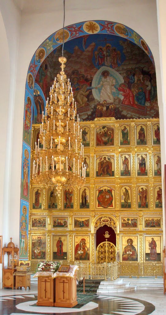 Altar of cathedral of Transfiguration of Jesus, Абакан
