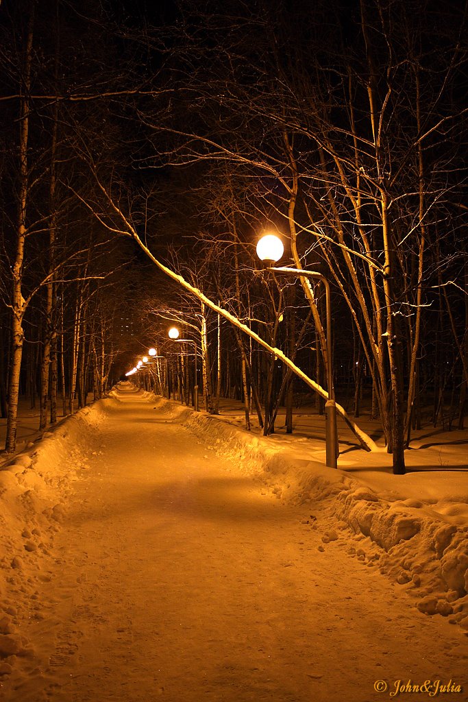 *** Зимний вечер в Нижневартовске ***, Нижневартовск