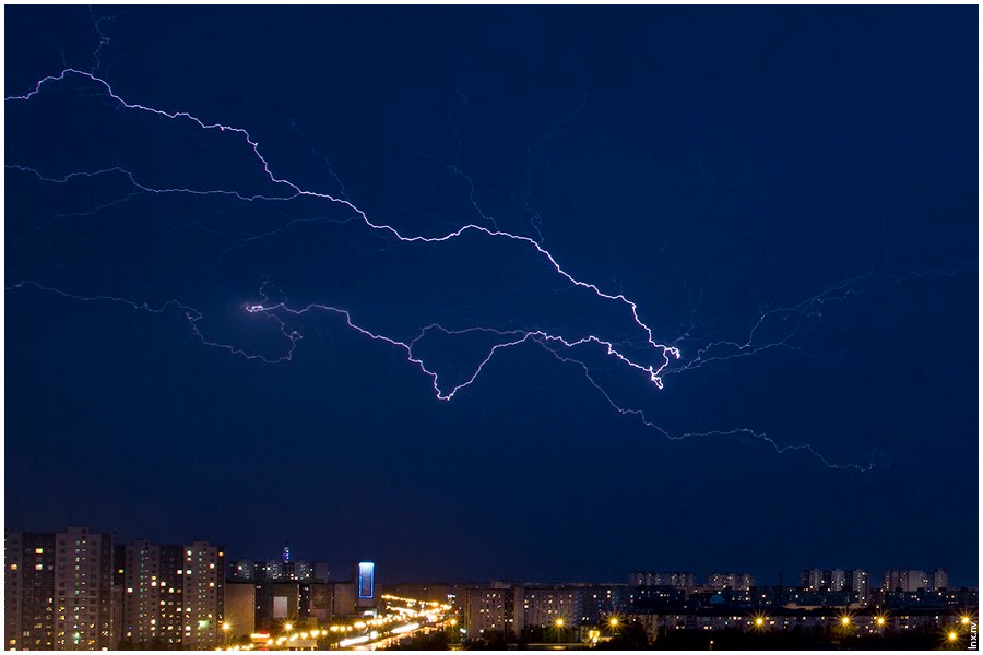 Cloud-to-cloud lightning, Нижневартовск