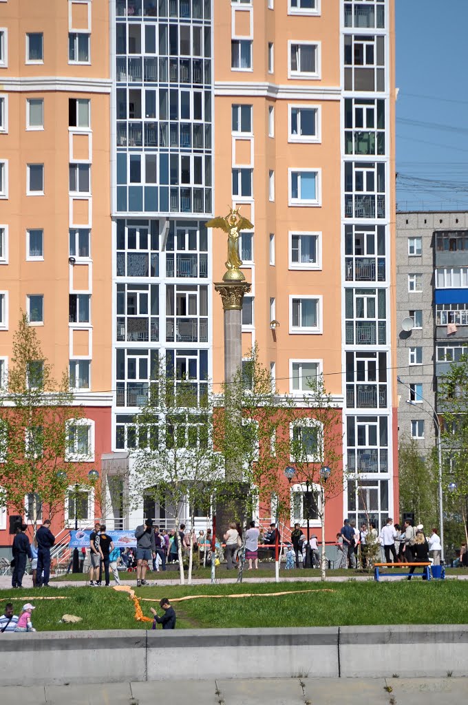 Opening ceremony of monument to Patrons "Kind Angel of Peace" in Nizhnevartovsk, Нижневартовск