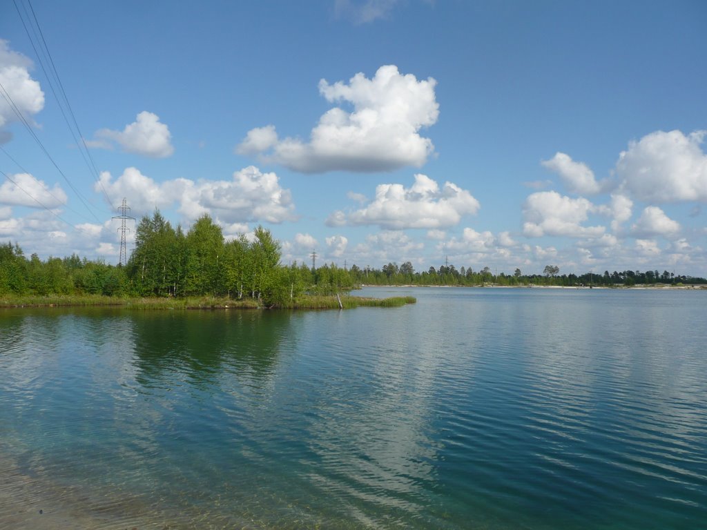 На озере в конце августа 2009 года, Аган