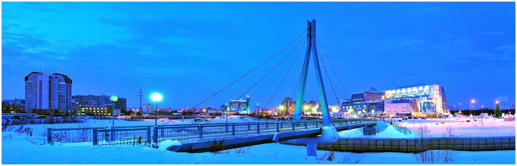 Сургутский пешеходный мост, Сургут