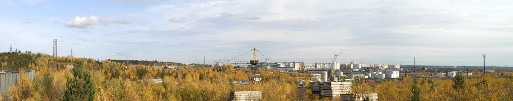 Вид на город. Осень 2011, Нягань