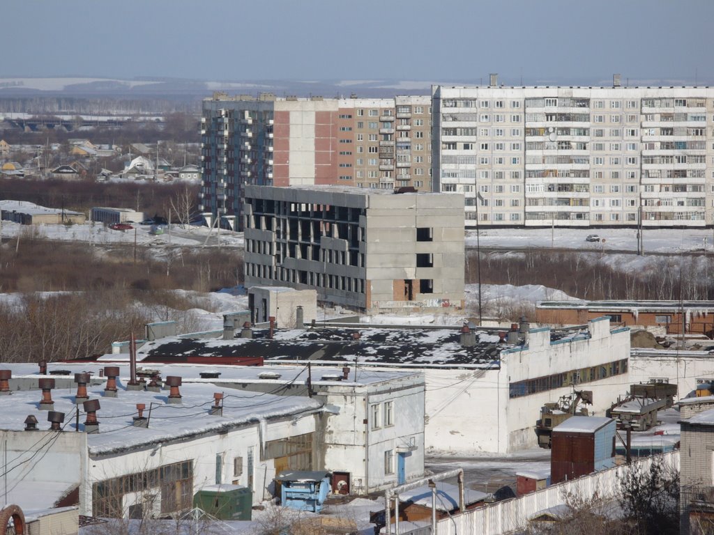 Вид с крыши Мет. 17 на "камчатку", Заринск