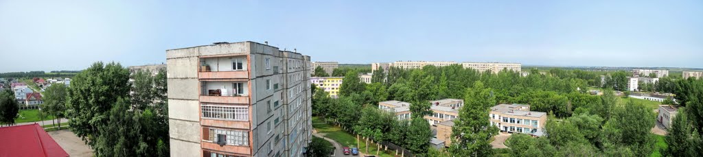Zarinsk  Панорама города (северо-западная часть), Заринск