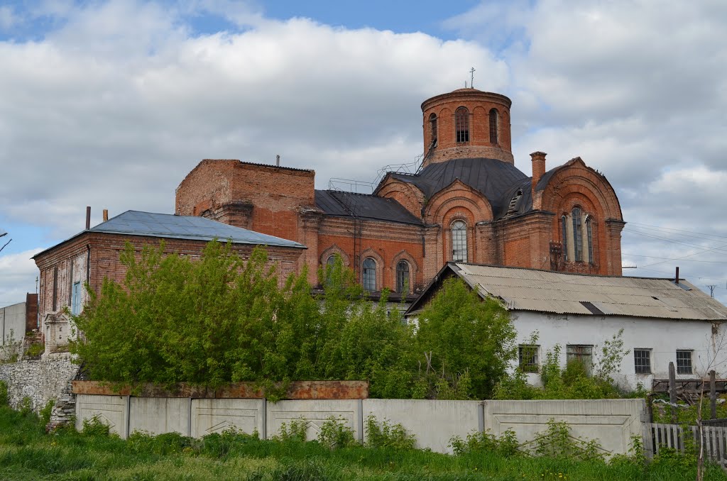 Церковь Богоявления господня на территории Богоявленского женского монастыря (июнь 2013г.), Камень-на-Оби