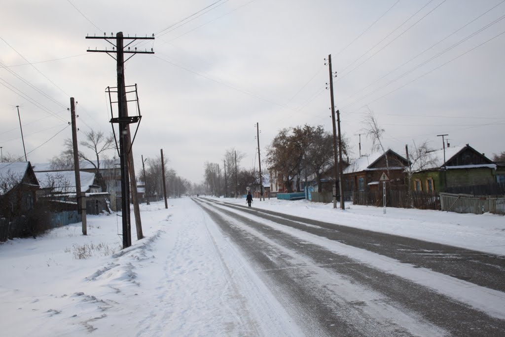 Ул. Кирова в сторону центра, Kirov Street winter, Ключи