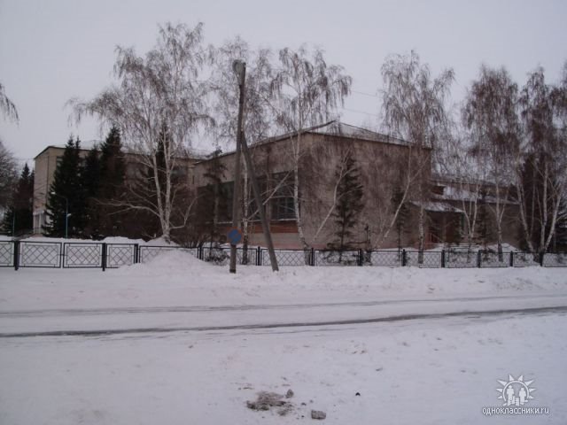 Средняя школа зимой, Ребриха