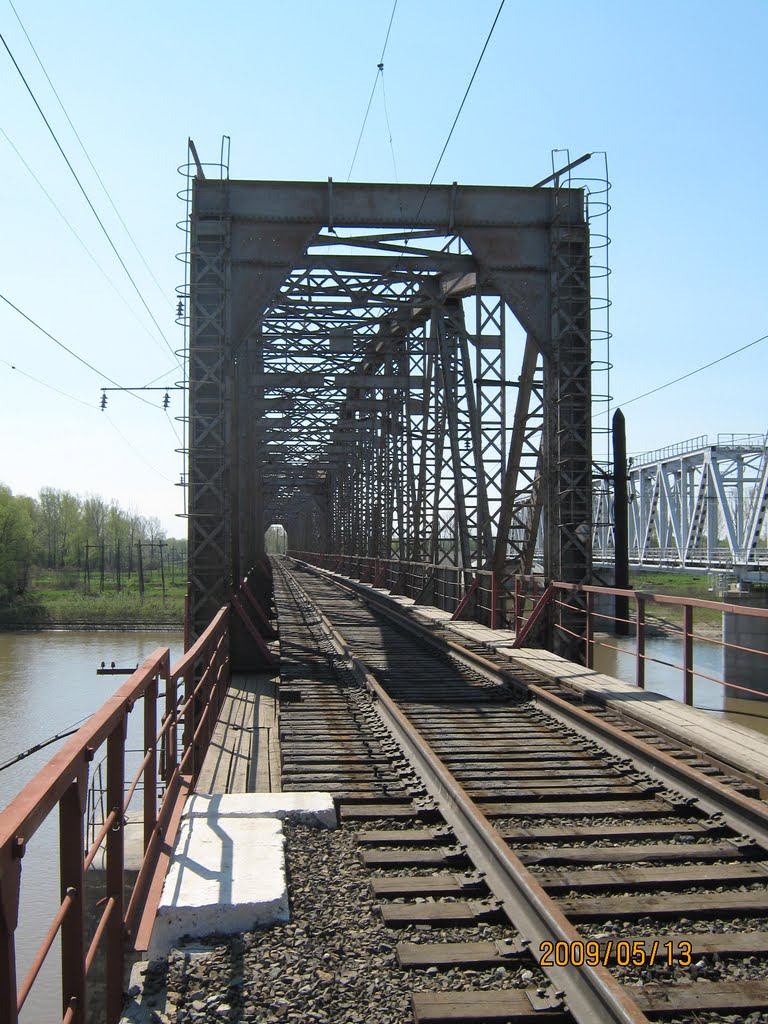 Старый железнодорожный мост через р. Чумыш, Тальменка