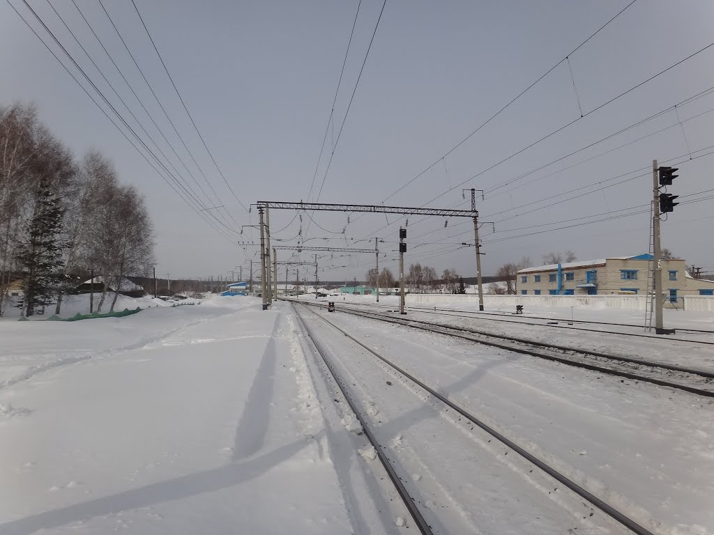 Станция Усть-Тальменская, Чётная горловина, Тальменка