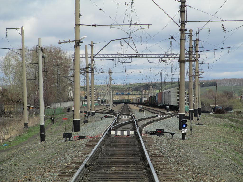 Вид в сторону станции, Тальменка