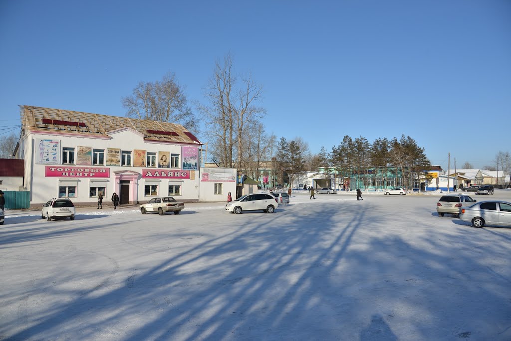 Ekaterinoslavka (2013-02) - Town view at center, Екатеринославка