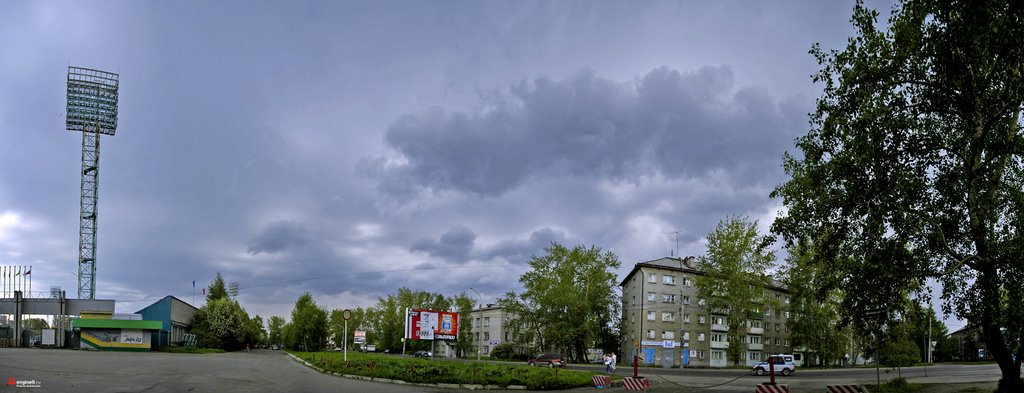 Stadium "Trud" clouds, Архангельск