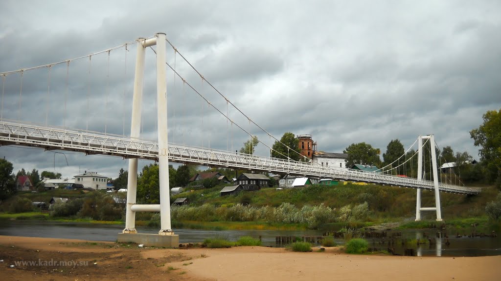 Пешеходный мост через реку Виледь, Ильинско-Подомское