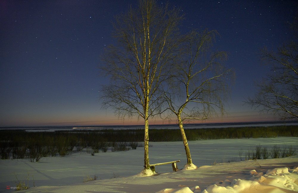 Зимняя ночь, Мезень