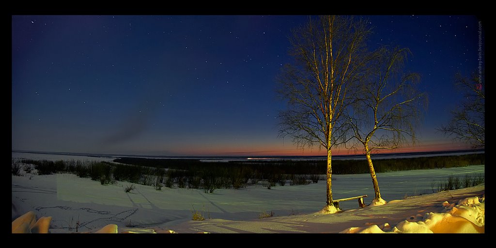 Winter panoram, Мезень